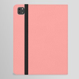 Peaches N' Cream light pastel pink solid color modern abstract pattern  iPad Folio Case