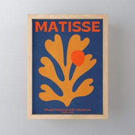 Indigo Sun: Paper Cutouts Matisse Edition Framed Mini Art Print