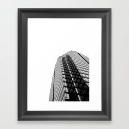 Skyscrapers Photography | Toronto Architecture | Black and White Photo | City Landscape Framed Art Print