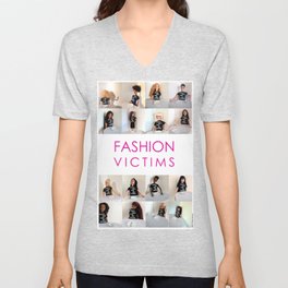 Fashion Victims Poster - alternate format V Neck T Shirt