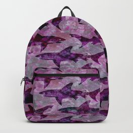 Danger: Purple Shark Attack Backpack