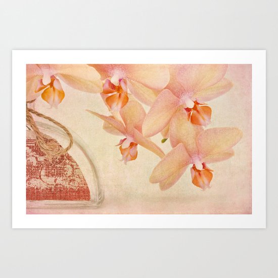 Orchid Falls Art Print