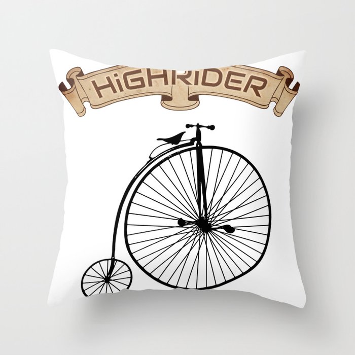 High Rider Throw Pillow