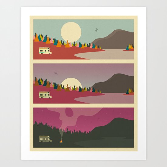 Campfire Art Print