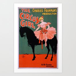 Circus Girl Art Print