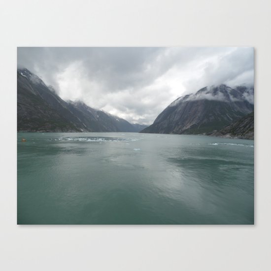Looking out Endicott Arm Canvas Print
