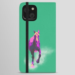Kicking Up Dust iPhone Wallet Case