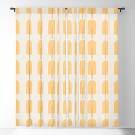 Orange Popsicle Pattern Blackout Curtain
