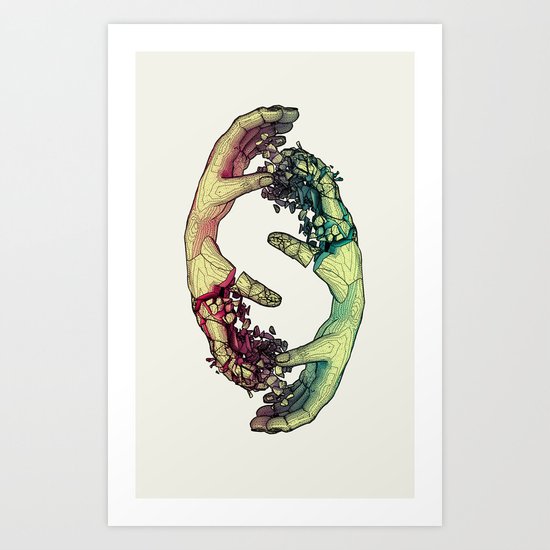 Lovers Art Print