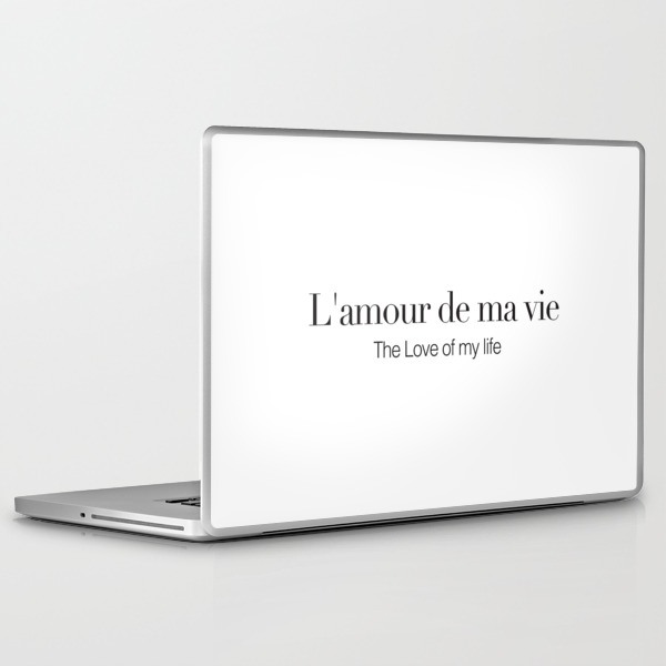 L Amour De Ma Vie Laptop Ipad Skin By Bella Lifestyle Society6 L Amour De Ma Vie Laptop Ipad Skin By Bella Lifestyle Society6