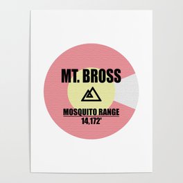 Mt. Bross Colorado Poster