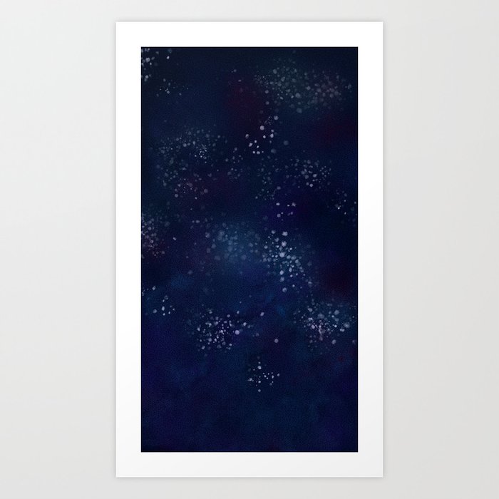 Night Sky reversed Art Print