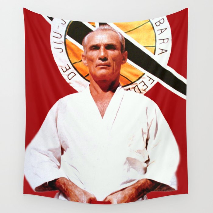 Grand Master Helio Gracie  Wall Tapestry