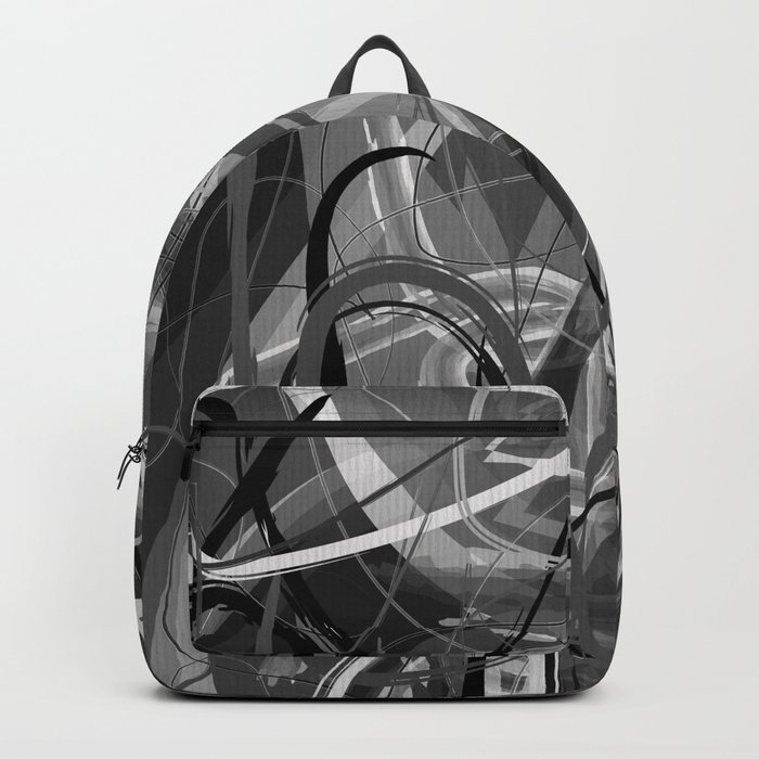 abstract scribble Backpack