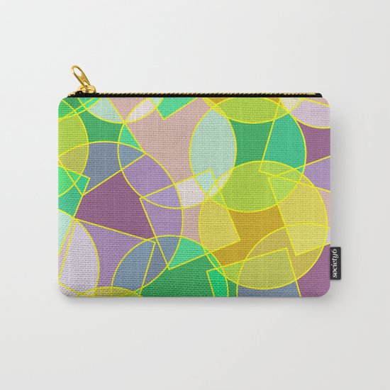 Colorful abstract geometric pattern Carry-All Pouch