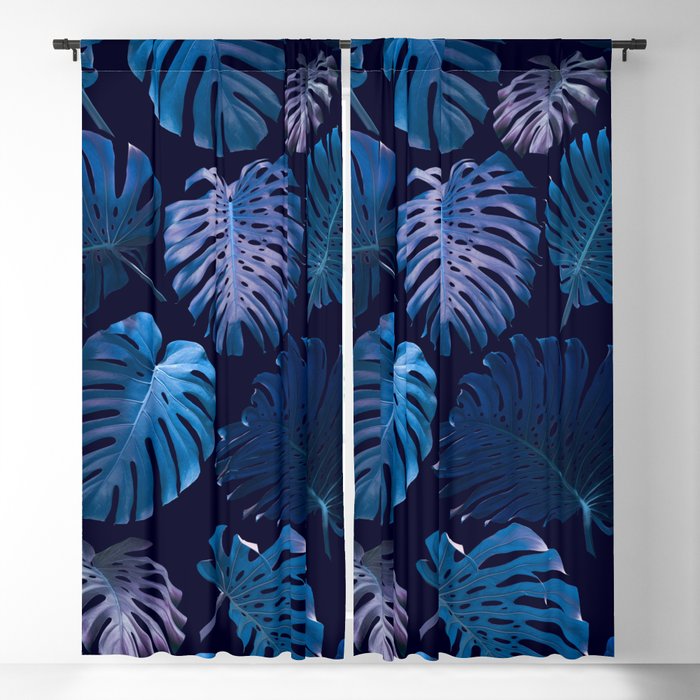 Tropical Blue Blackout Curtain