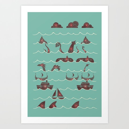 Shooting Gallery Art Print