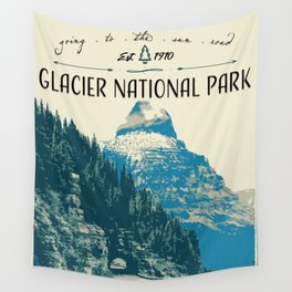 Glacier National Park - Going to the Sun Road Wall Tapestry