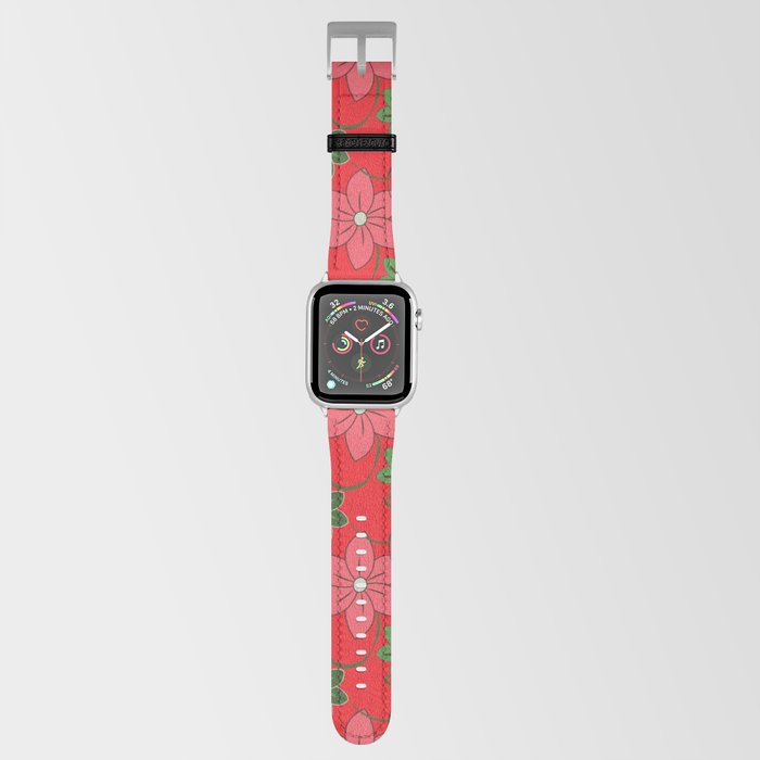 Christmas Flower Show Apple Watch Band