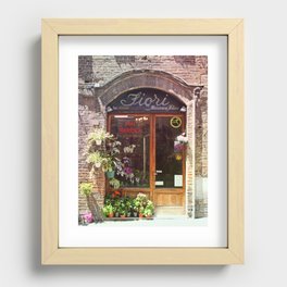The Italian Flowershop Recessed Framed Print