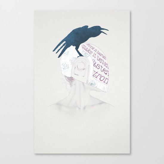 Work It Harder Canvas Print