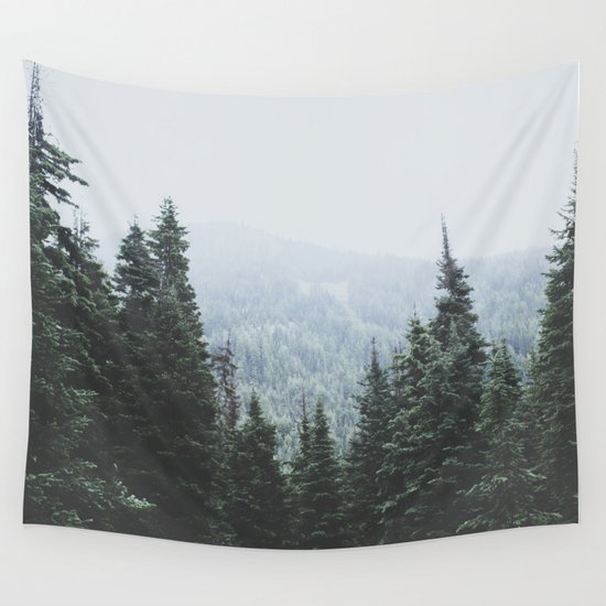 Forest Window Wall Tapestry