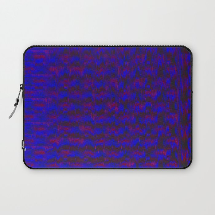 Blue And Red Ikat Laptop Sleeve