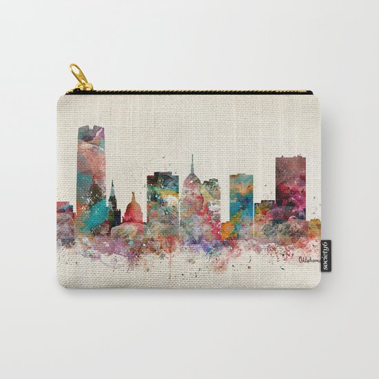 oklahoma city oklahoma skyline Carry-All Pouch