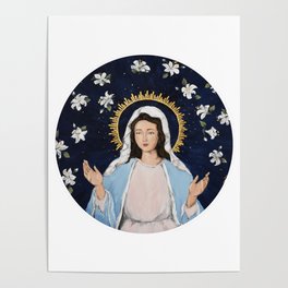 Virgin Mary Poster
