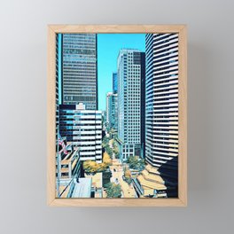 Seattle Downtown  Framed Mini Art Print