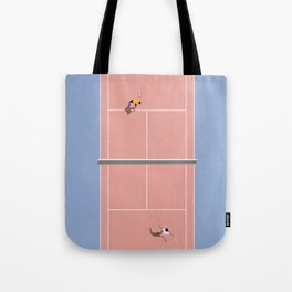 Playing Tennis | Pastel Colors Tennis Court  Tote Bag