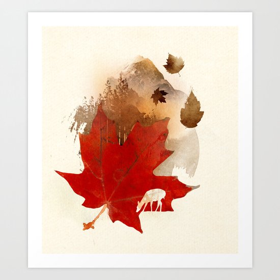 Autmn is coming Art Print