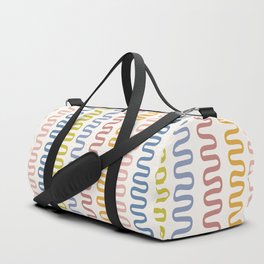 Abstract Shapes 234 in Summer Rainbow Inspiration (Snake Pattern Abstraction) Duffle Bag