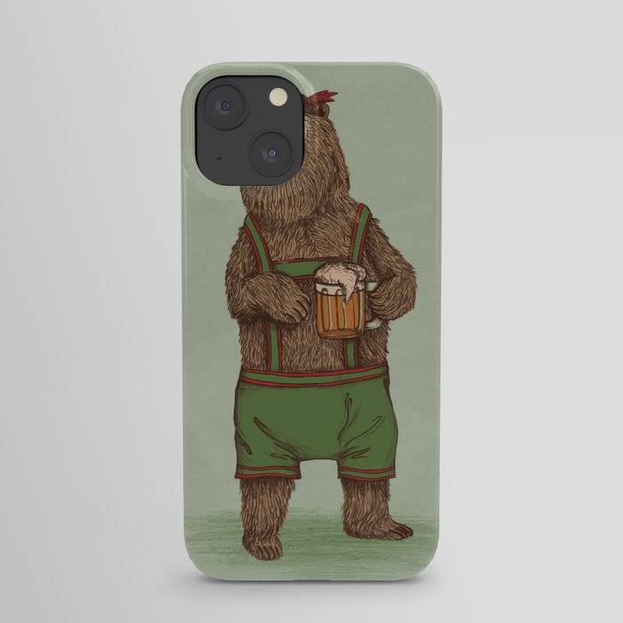 Traditional German Bear iPhone Case