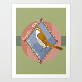 South Carolina State Bird: Carolina Wren Art Print