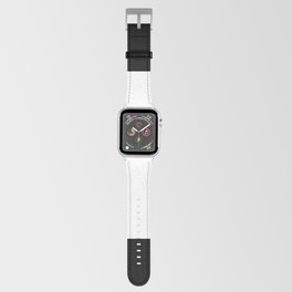 l (White & Black Letter) Apple Watch Band