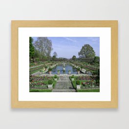 Green Side Framed Art Print