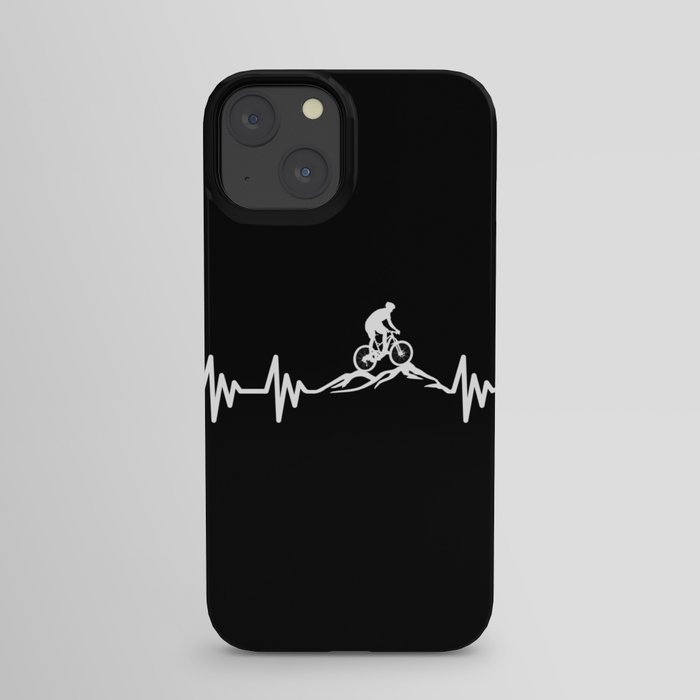 Mountain Bike MTB Heartbeat iPhone Case