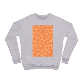 Mosaic Art Tile Orange Crewneck Sweatshirt