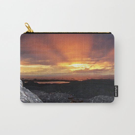 Sunset on the Rocks Carry-All Pouch