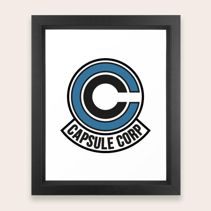 Capsule Corp Framed Art Print By Anarya Society6