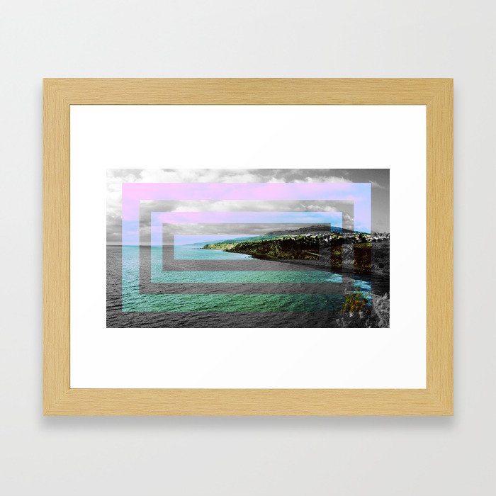 Coastal View Framed Art Print