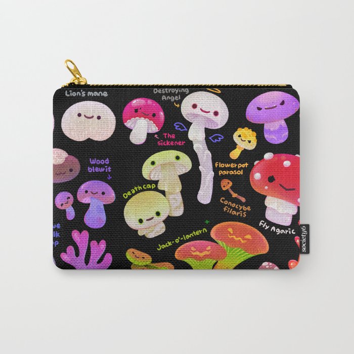 Mushroom - name Carry-All Pouch