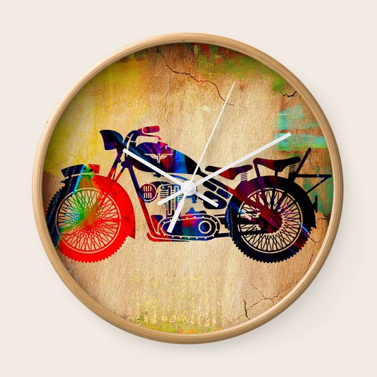 Motorcycle Wall Clock