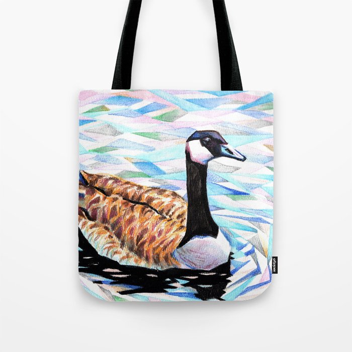Irinart: Canada goose in cubism Tote Bag