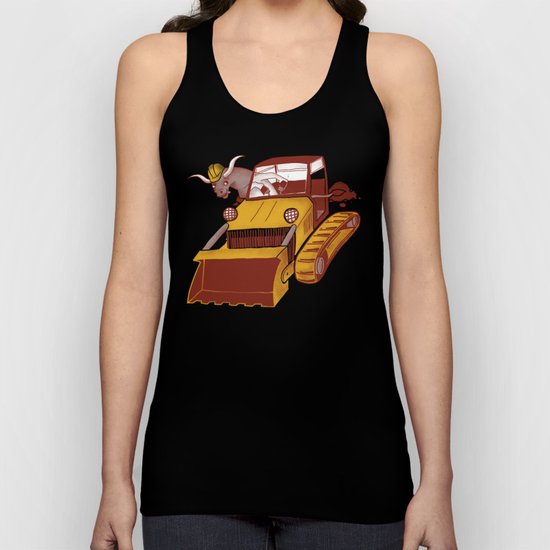 Bulldozin' Unisex Tank Top