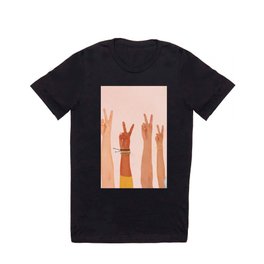 Peace T Shirt | Hands, Play, Love, Peace, Sign, Together, Women, Man, Gesture, Raised 