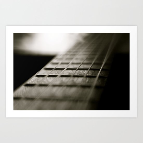 Guitar Art Print