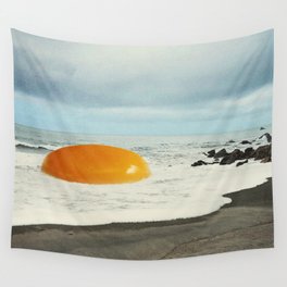 Beach Egg - Sunny side up breakfast Wall Tapestry