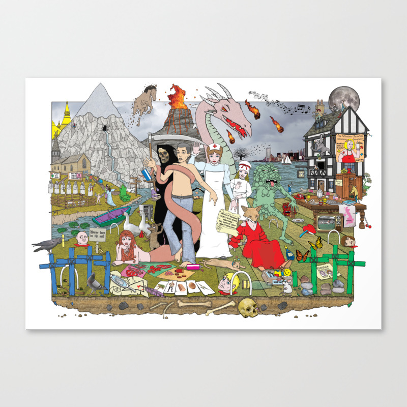 Trespass Wind Wuthering Canvas Print By Mda Society6